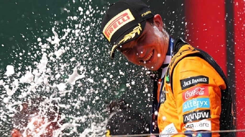 ESTADÃO CONTEÚDO Fórmula 1: Norris tira o pé e entrega vitória para Piastri no GP da Hungria ESTADÃO CONTEÚDO Fórmula 1: Norris tira o pé e entrega vitória para Piastri no GP da Hungria