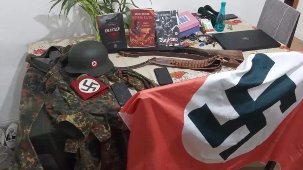 Reprodução/Divulgação O crescimento de grupos neonazistas tem preocupado a ONU Reprodução/Divulgação O crescimento de grupos neonazistas tem preocupado a ONU