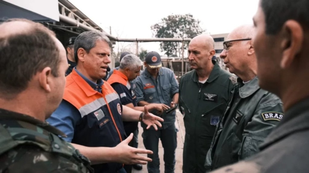 Vinicus Rosa/ Governo do Estado de São Paulo TarcÃsio de Freitas em Ribeirão Preto neste domingo (25) Vinicus Rosa/ Governo do Estado de São Paulo TarcÃsio de Freitas em Ribeirão Preto neste domingo (25)