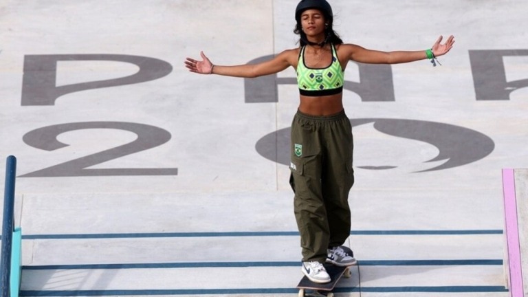 Redação GPS Rayssa Leal conquista a medalha de bronze no skate street feminino em Paris-24