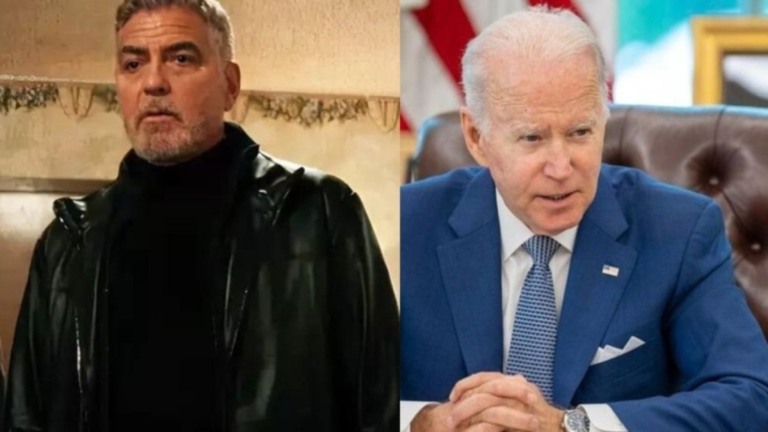 Emanuelly Fernandes George Clooney se desentende com presidente Joe Biden