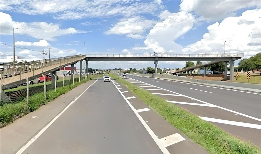 Passarela sobre rodovia SP-294 em Marília; obra causa interdições parciais – Divulgação/Eixo SP Passarela sobre rodovia SP-294 em Marília; obra causa interdições parciais – Divulgação/Eixo SP
