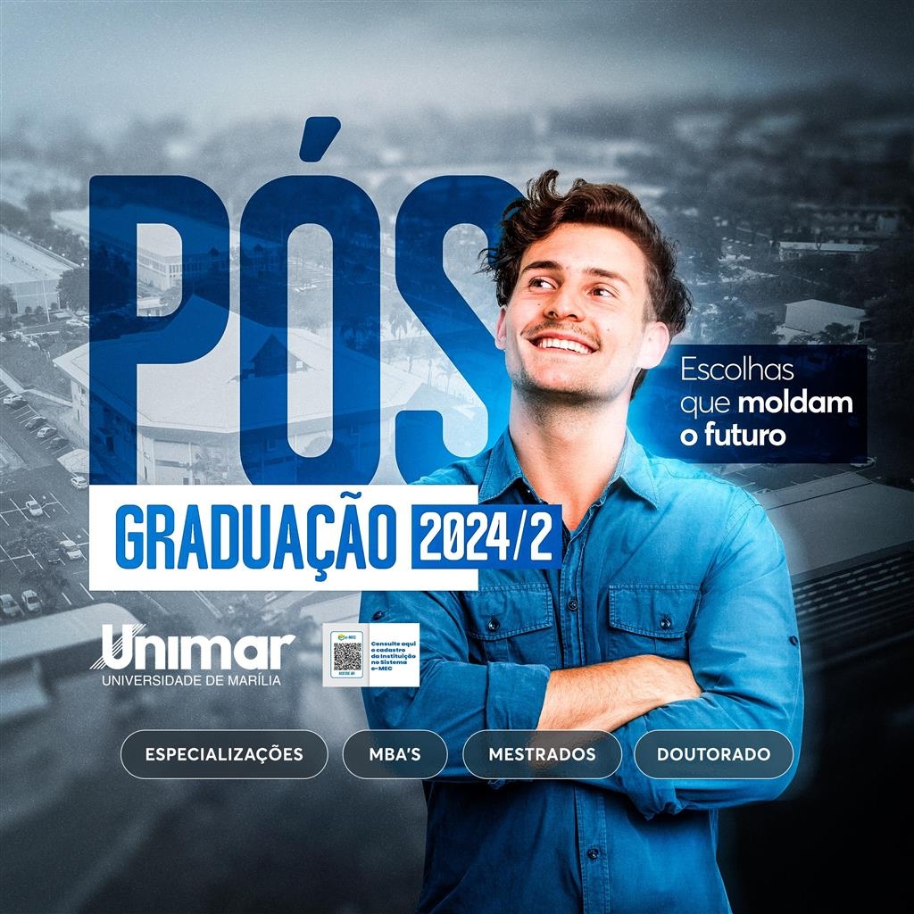 Unimar abre inscrições para Pós-Graduação; metodologia inovadora e mais de 30 opções Unimar abre inscrições para Pós-Graduação; metodologia inovadora e mais de 30 opções